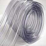 PVC CURTAIN RIBBED TRANS
